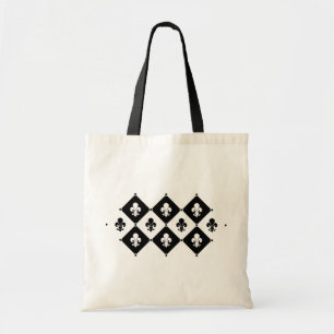 Diamond Fleur De Lis Pattern Tote Bag