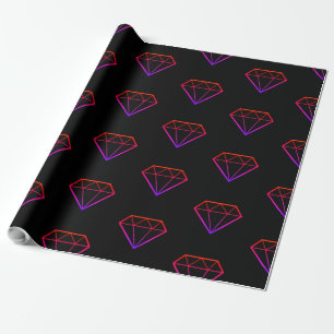 Diamond forever wrapping paper