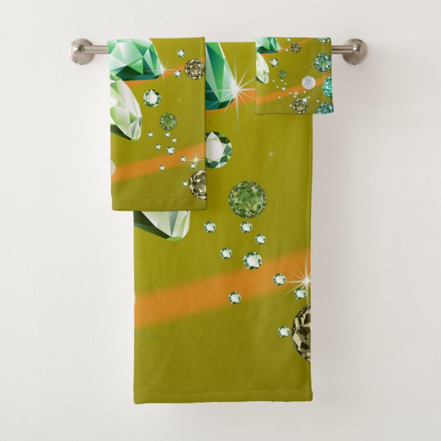 Diamond Galaxy 10 Bath Towel Set (Insitu)