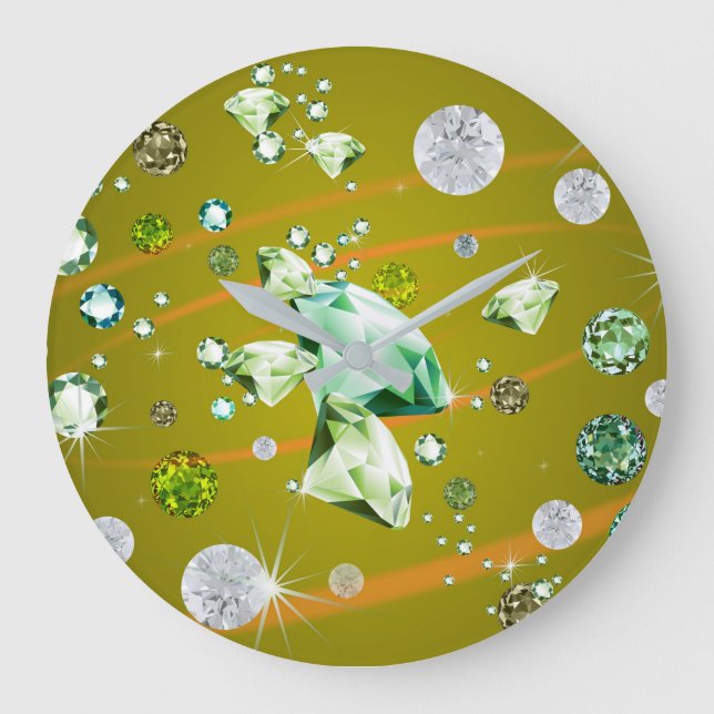 Diamond Galaxy 10 Large Clock (Front)