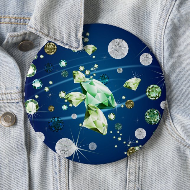 Diamond Galaxy 11 6 Cm Round Badge (In Situ)