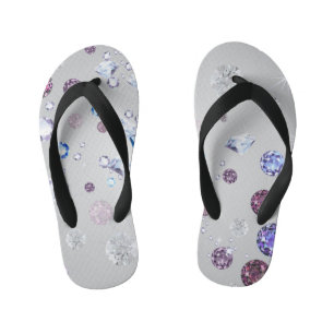 Diamond Galaxy 3 Kid's Flip Flops