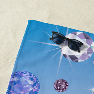 Diamond Galaxy 4 Beach Towel