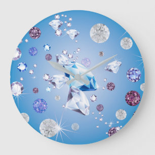Diamond Galaxy 4 Large Clock