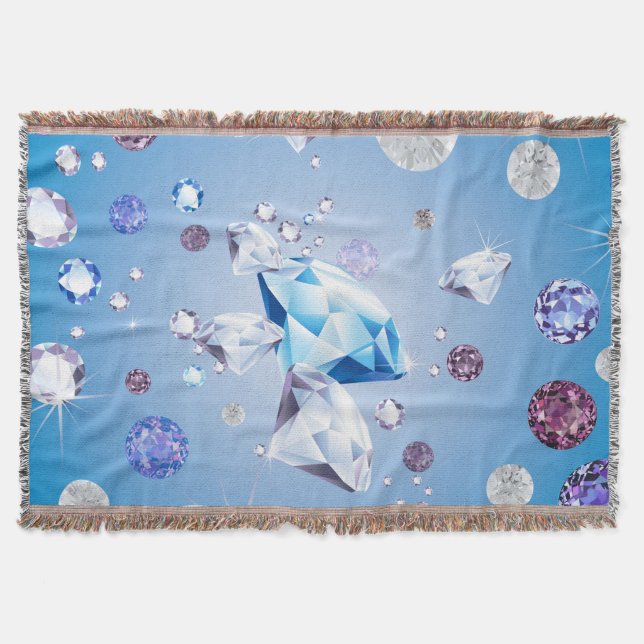 Diamond Galaxy 4 Throw Blanket (Front)