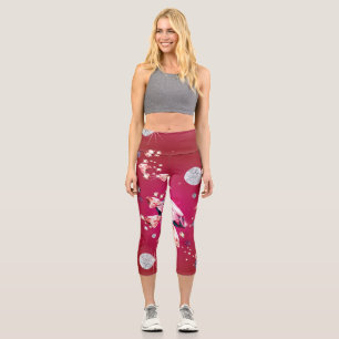 Diamond Galaxy 6 Capri Leggings