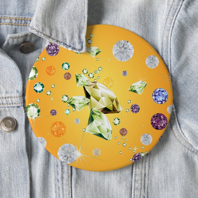 Diamond Galaxy 7 6 Cm Round Badge (In Situ)