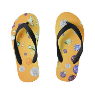 Diamond Galaxy 7 Kid's Flip Flops