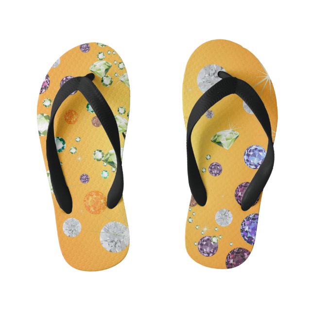 Diamond Galaxy 7 Kid's Flip Flops (Footbed)
