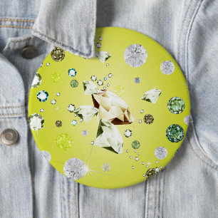 Diamond Galaxy 8 6 Cm Round Badge