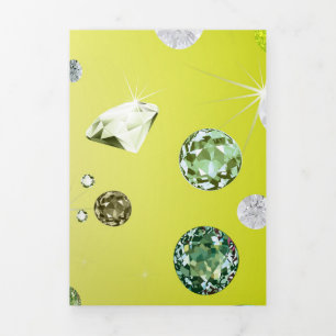 Diamond Galaxy 8 Tri-Fold Holiday Card