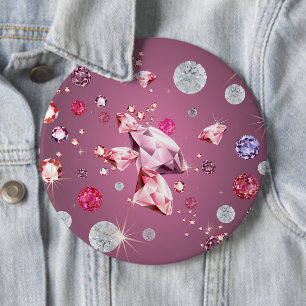 Diamond Galaxy 9 6 Cm Round Badge