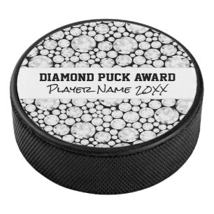 Diamond Gems Hockey Puck Sports Award Name Year