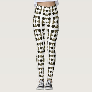 Diamond geometric Art Leggings