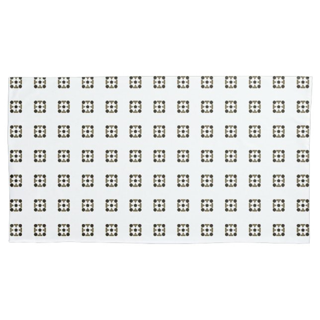 Diamond geometric Art Pillowcase (Front-Left)