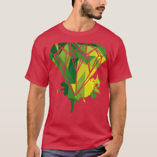 Diamond Geometric Style Fashion Glitter Unique  T-Shirt