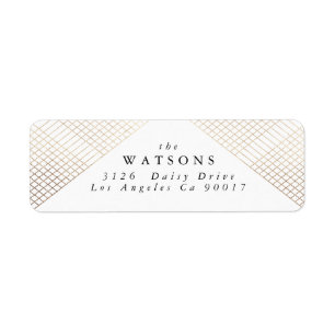 Diamond Geometric White Gold Gatsby Wedding
