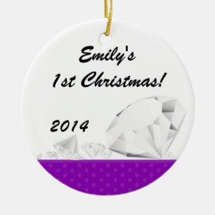 Diamond Glitz Glam Glam Personalised Name Ornament