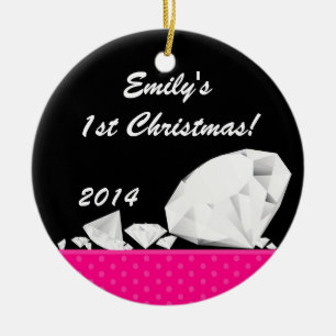 Diamond Glitz Glam Glam Personalised Name Ornament