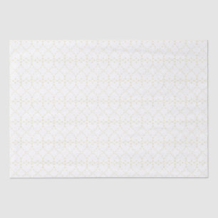 Diamond Golden Hearts Tissue Paper