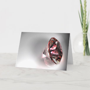 Diamond greeting card
