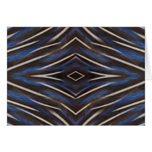 Diamond guinea fowl feather design