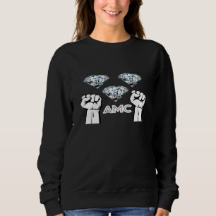 Diamond Hands Amc - Rocket To The Moon Sweatshirt