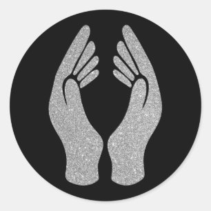 Diamond Hands Classic Round Sticker
