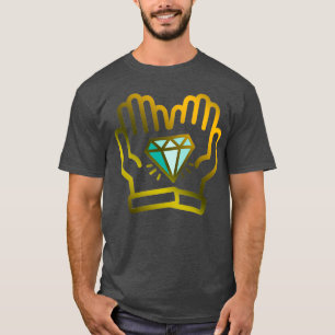 Diamond Hands GME Stock Market Trader Gold Crypto  T-Shirt