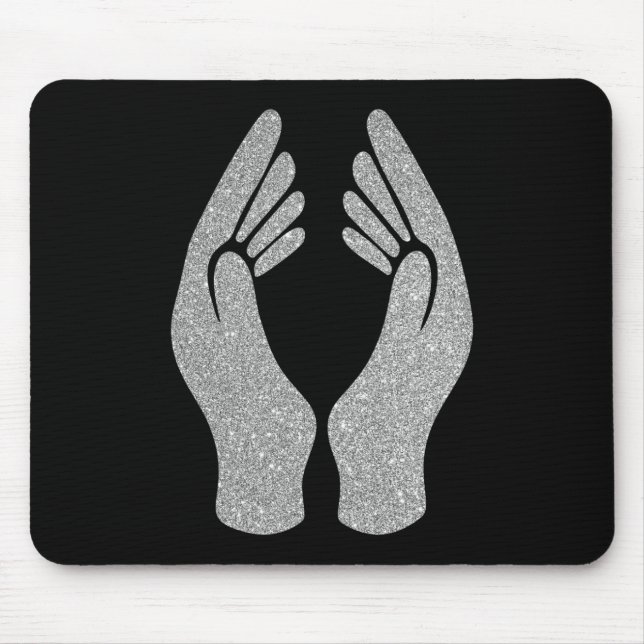 Diamond Hands Mouse Mat (Front)