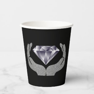 Diamond Hands Paper Cups