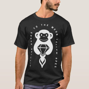 Diamond Hands To The Moon Fellow Apes Rocket Ape T-Shirt