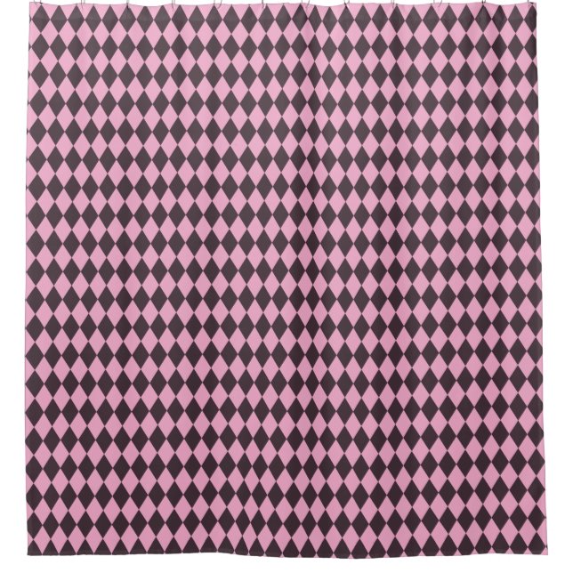 Diamond Harlequin  Shower Curtain (Front)