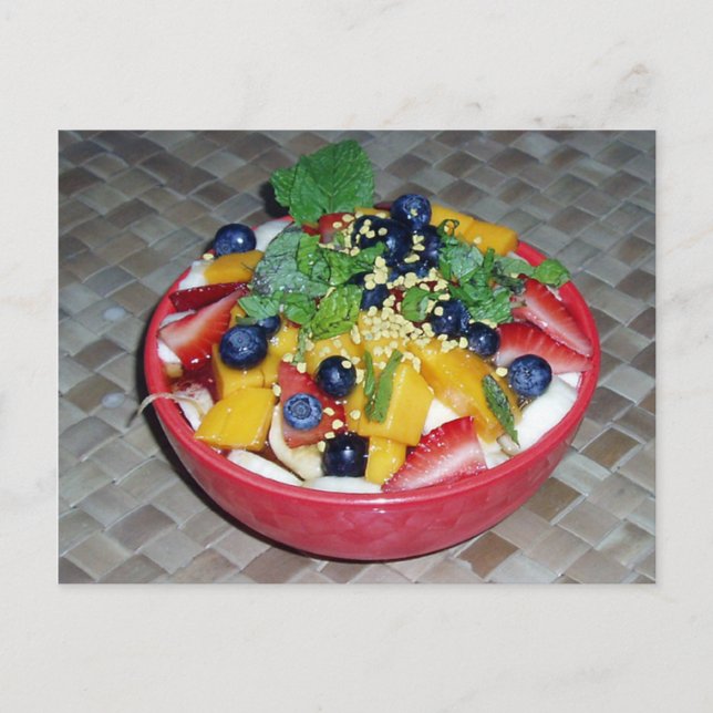 Diamond Head Cove Health Bar - Acai Bowl Postcard (Front)