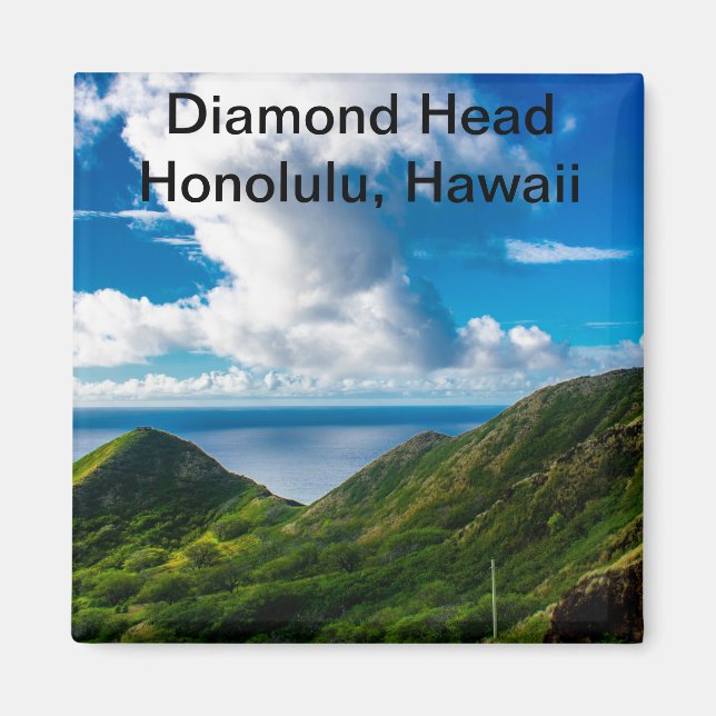 Diamond Head Crater Magnet (Front)