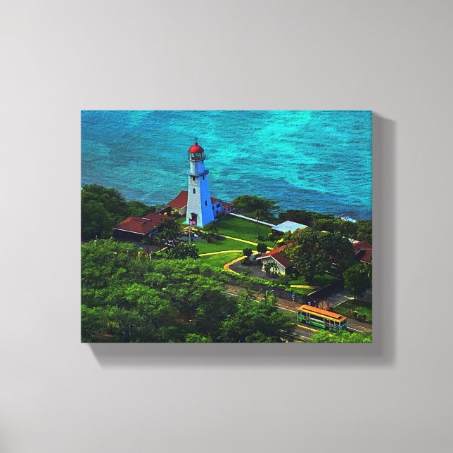 Diamond Head Lighthouse #1 Canvas (Front)