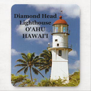 Diamond Head Lighthouse, O'ahu, Hawai'i Mousepad