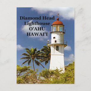 Diamond Head Lighthouse, O'ahu, Hawai'i Postcard