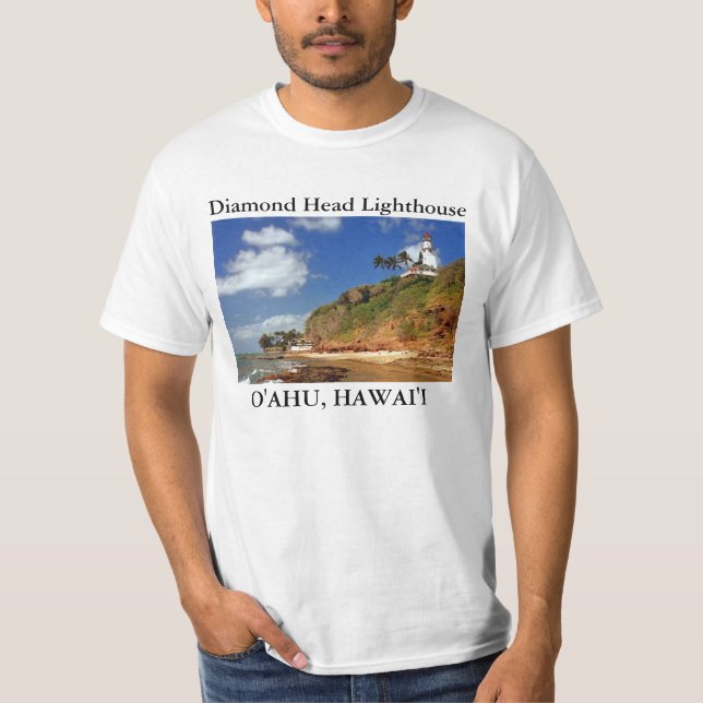 Diamond Head Lighthouse, O'ahu, Hawai'i T-Shirt (Front)