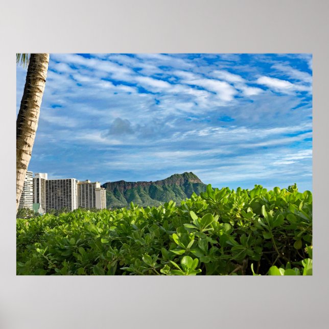 Diamond Head Sky Poster (Front)