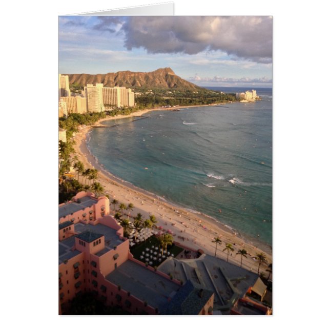 Diamond Head, Waikiki Beach, Hawaii (Front)