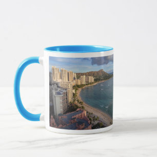 Diamond Head, Waikiki Beach, Hawaii Mug