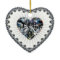 Diamond Heart 60th Wedding Anniversary Ornament