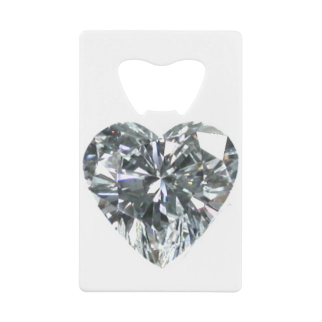 Diamond Heart Bottle Opener (Front)