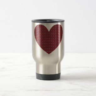Diamond Heart Travel Mug