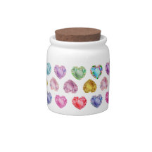 Diamond Heart Watercolor Pattern Cute Pastel Girly