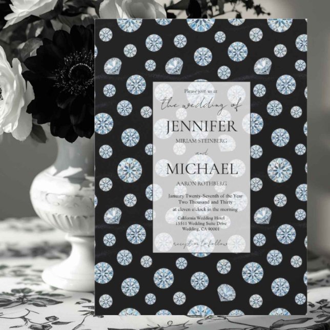 Diamond High End Formal | Luxury QR Code Wedding Invitation (Creator Uploaded)
