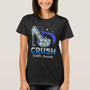 Diamond High Heel Women Diabetes Awareness Month B T-Shirt