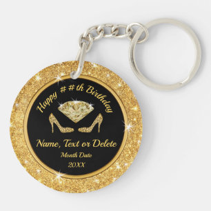 Diamond High Heels, Custom Birthday Party Favours Key Ring