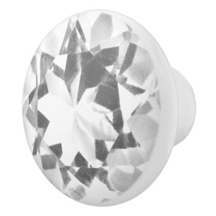 Diamond Illusion Ceramic Knob